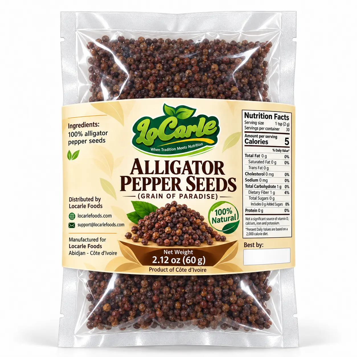 15 copy Alligator Pepper Seed - Image 1